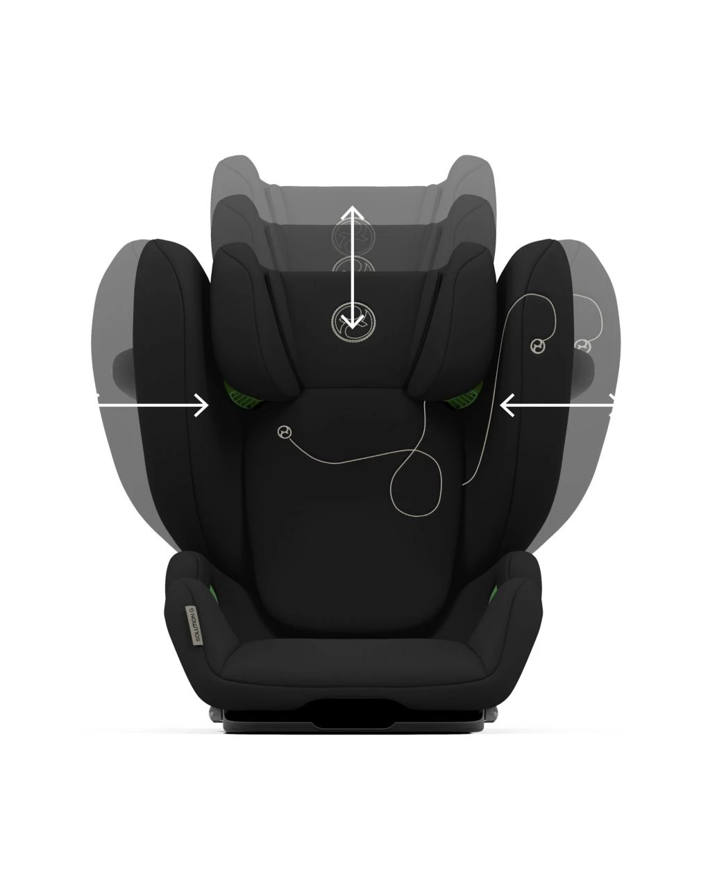 Seggiolino Auto Solution G I-fix Moon Black 100-150 Cm - Cybex - immagine 8