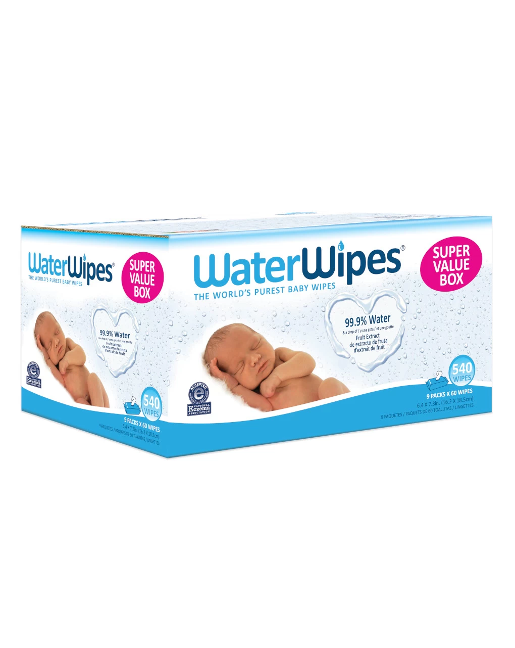Waterwipes Bio Salviette 9x60 Pezzi