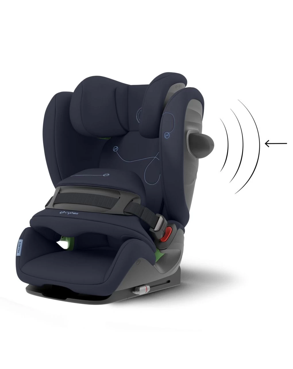Seggiolino Auto Pallas G I-size Ocean Blue 76-150 Cm - Cybex - immagine 19