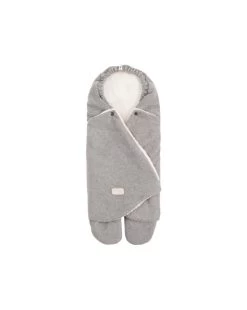 Moovo Cuddle Grigio Chiaro/bianco - Sacco Morbido 0-10 Mesi - Nuvita