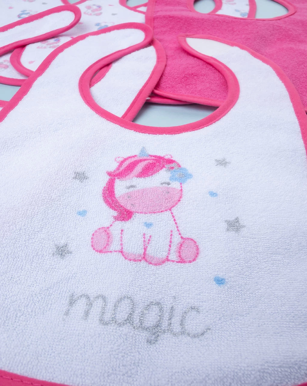 Pack 5 Bavaglini Spugna Bimba - immagine 3