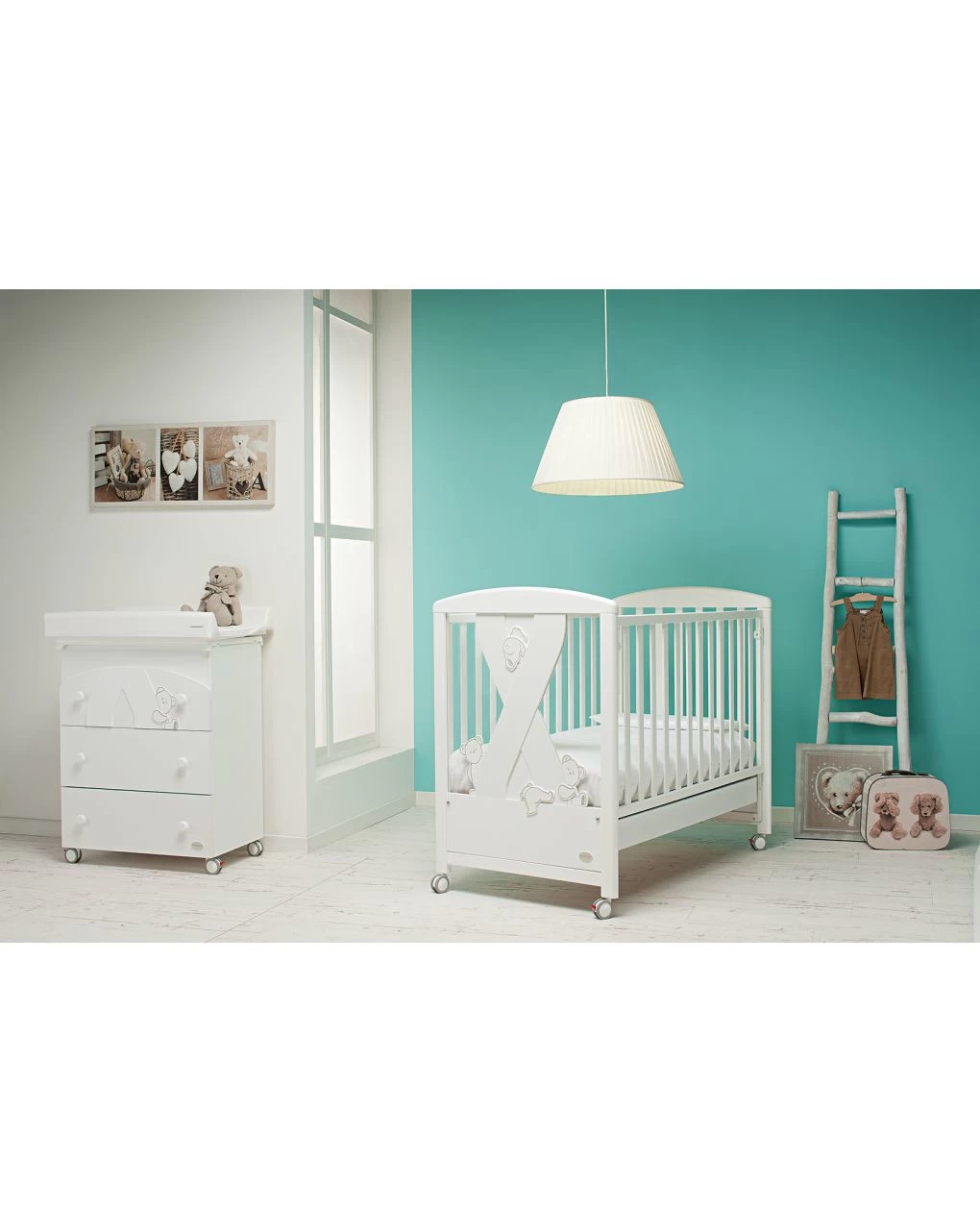 Bagnetto Cassettiera Giocoso Bianco - immagine 4