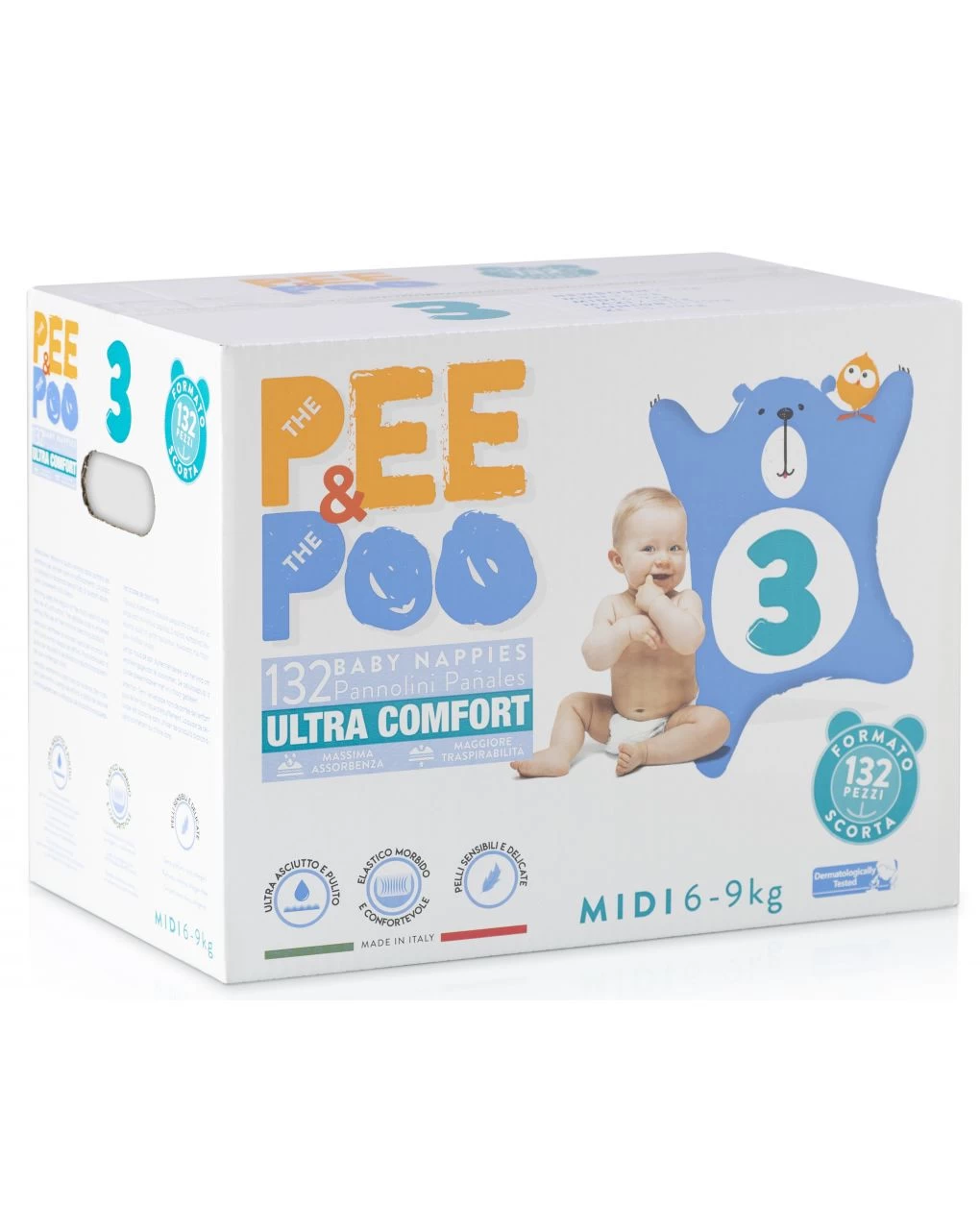 Pee&poo - Jumbo Midi Tg3 132pz - immagine 2