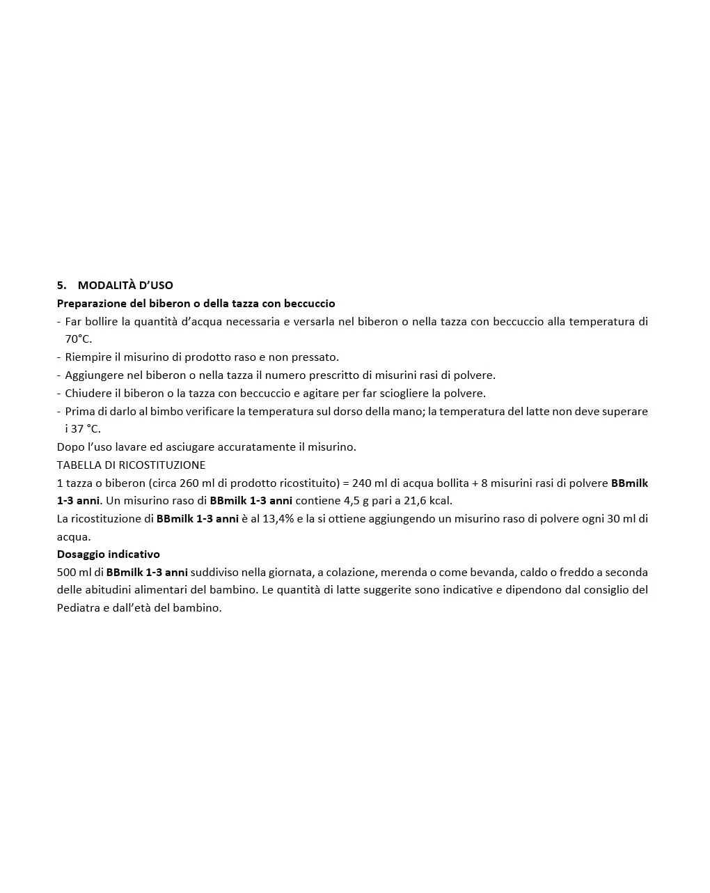 Buona - Latte Bbmilk 1/3 Anni Polvere 800g - immagine 4