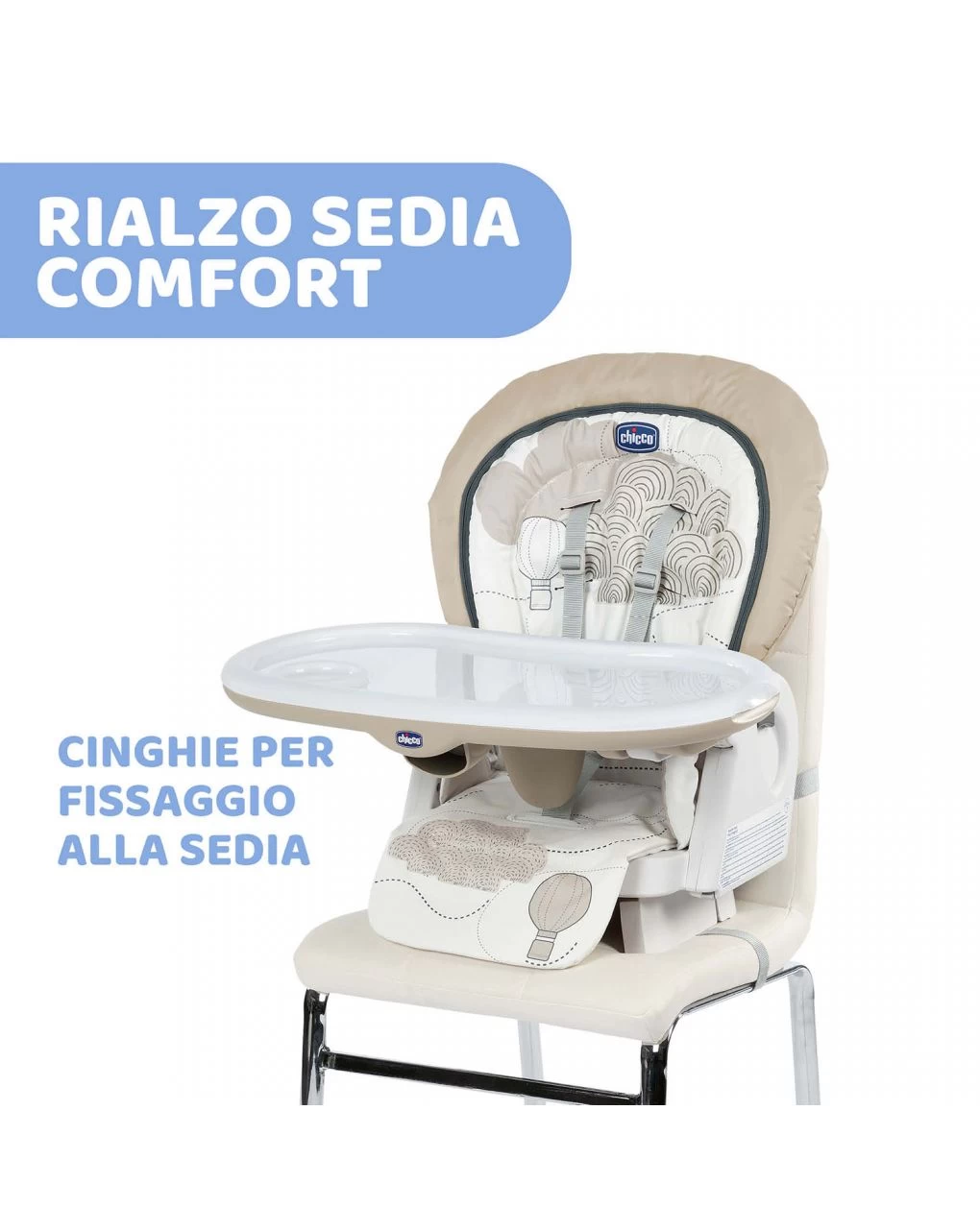 Seggiolone Chicco Polly Progres5 Clouds - immagine 5