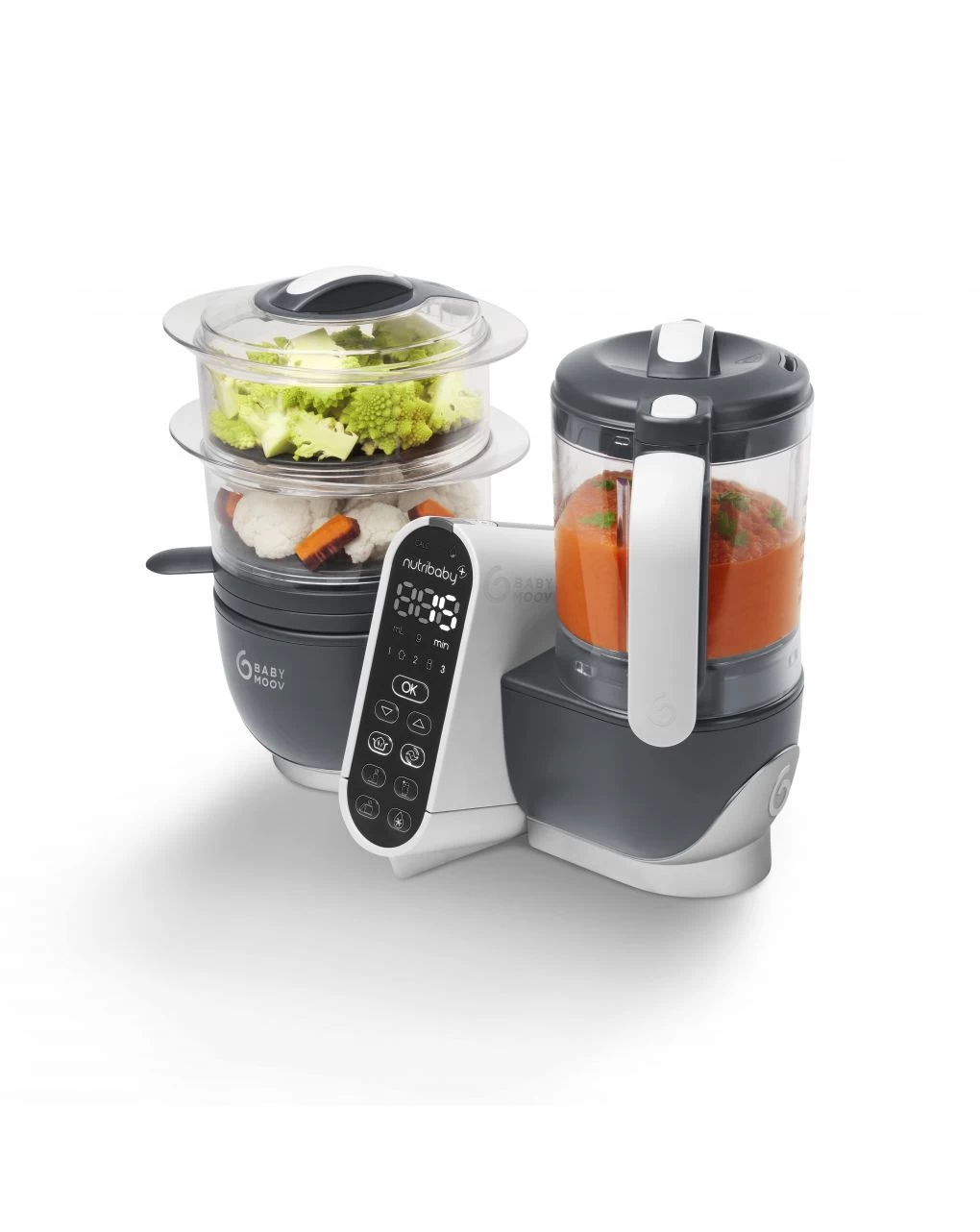 Cuocipappa Nutribaby (+) Grigio - Babymoov - immagine 8