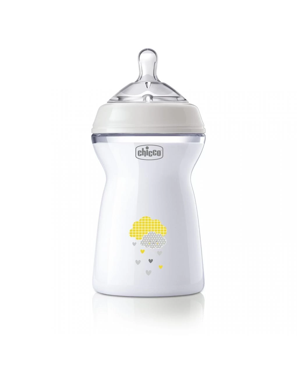 Chicco - Biberon Naturalfeeling Neutro, 6m+, 330 Ml, Flusso Veloce