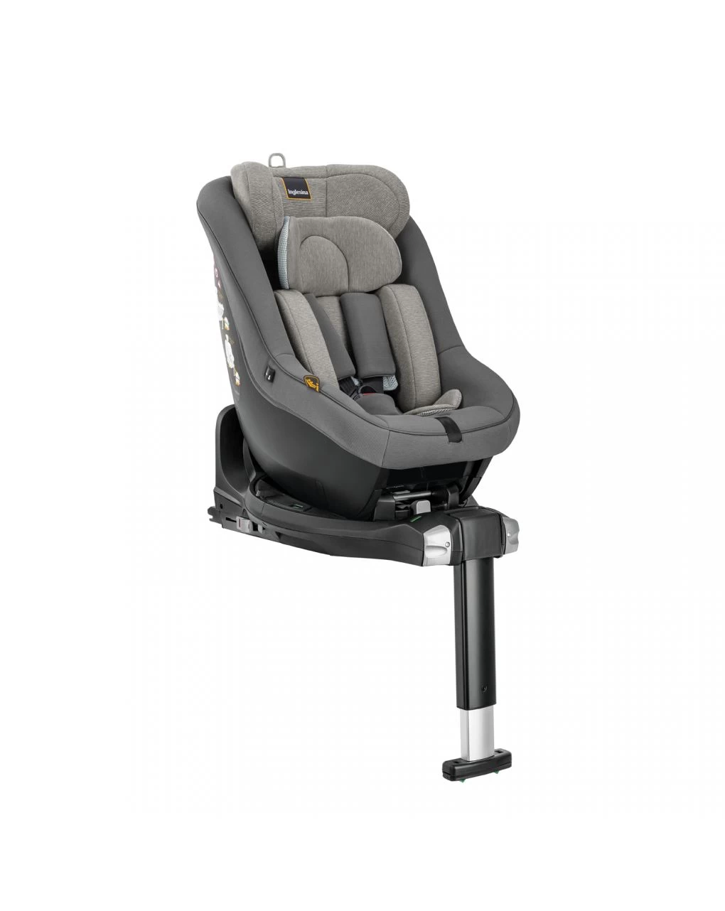 Seggiolino Auto Marco Polo 360° I-size - Stone Grey 40-105 Cm - Inglesina