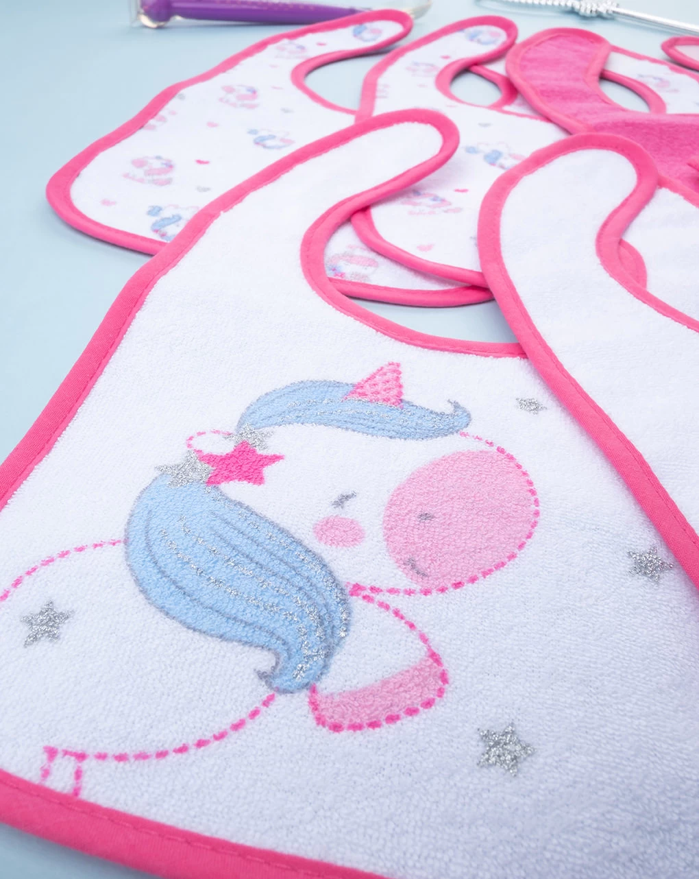 Pack 5 Bavaglini Spugna Bimba - immagine 4