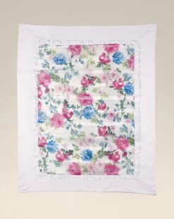 Copertina Culla Neonato Con Fantasia Floreale