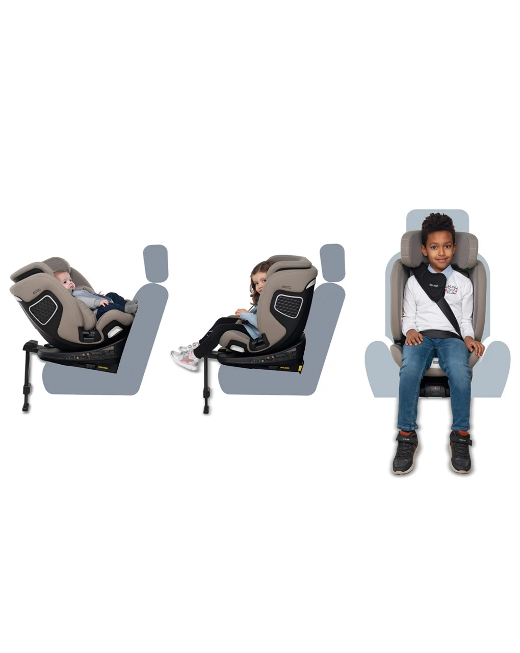 Seggiolino Auto Fp360 I-size Black 40-150 Cm - Foppapedretti - immagine 4