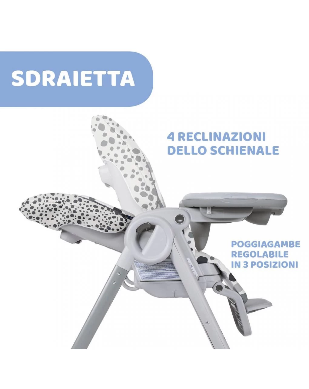 Seggiolone Chicco Polly Progres5 Anthracite - immagine 2