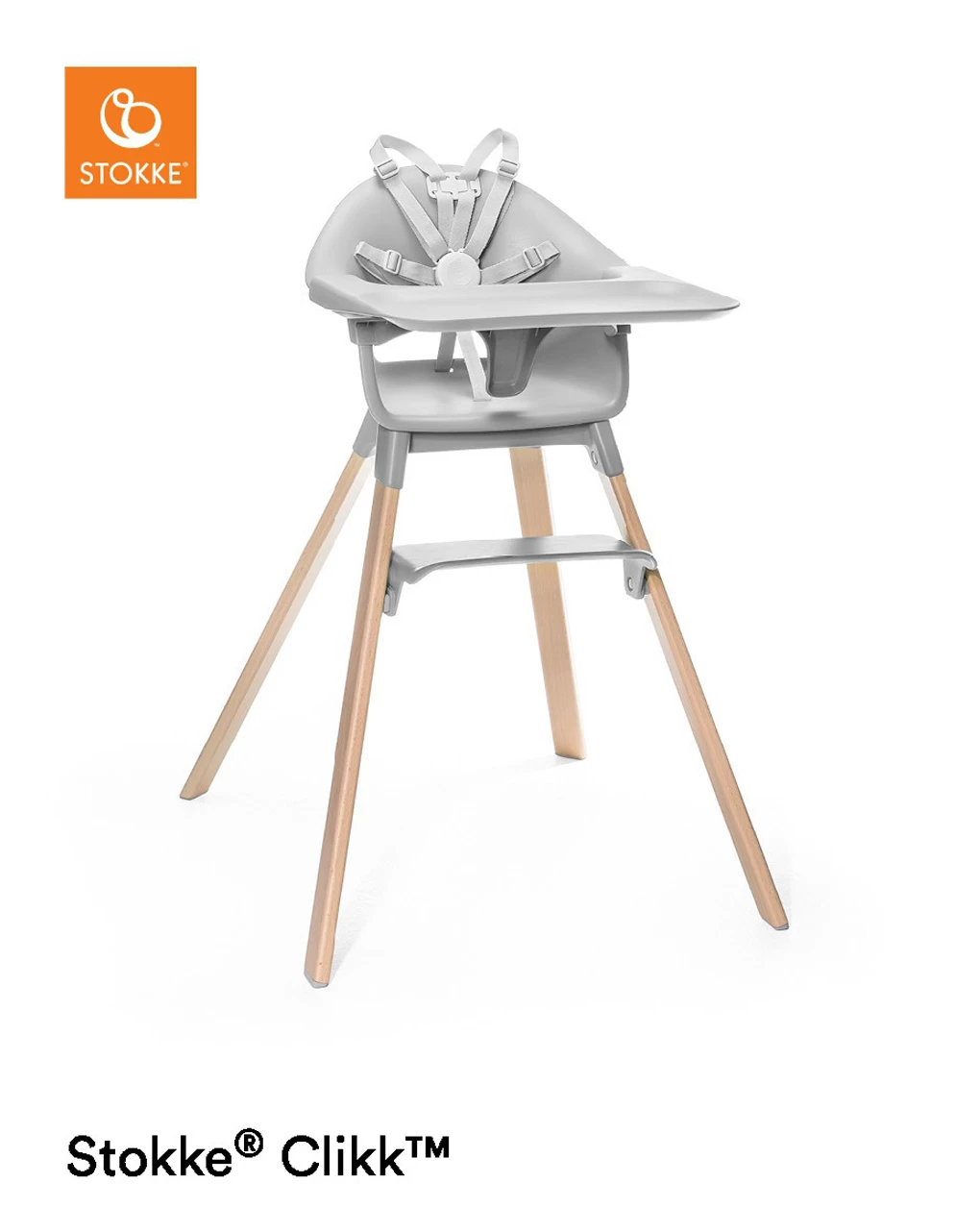 Seggiolone Stokke® Clikk™ - Cloud Grey - immagine 2