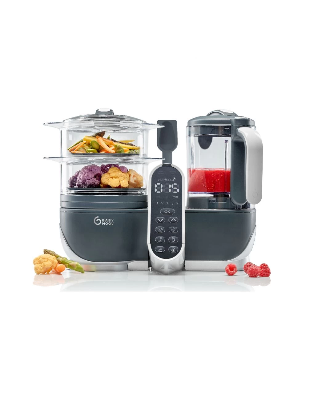 Cuocipappa Nutribaby (+) Grigio - Babymoov