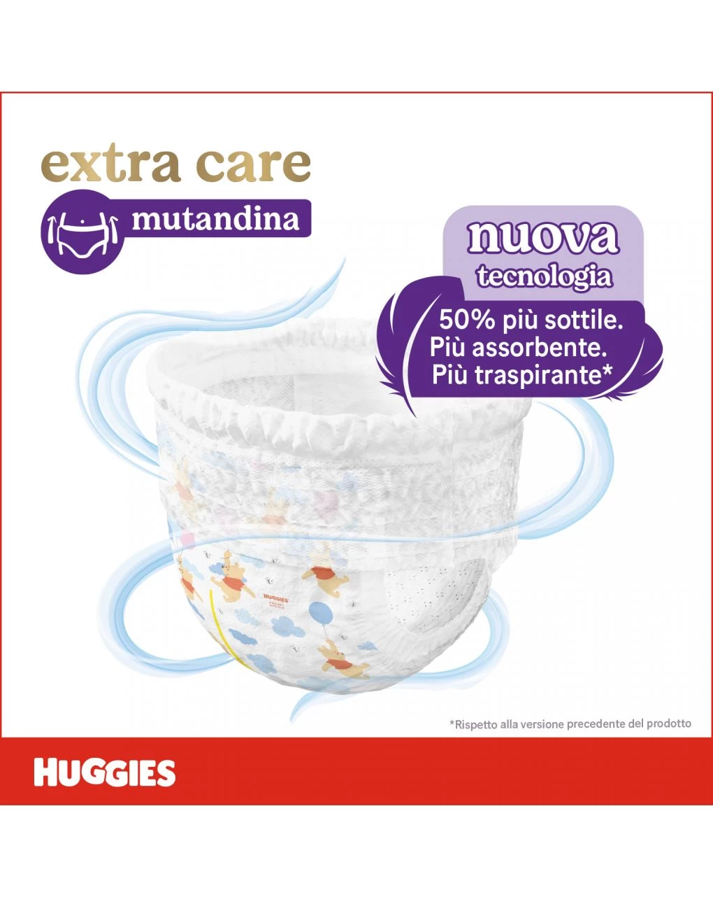 Pannolini Huggies Extra Care Mutandina Tg. 6 (15-25 Kg) - Formato Da 22 Pannolini - immagine 2