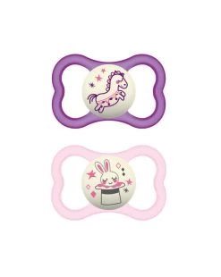 Succhietti Air Night 16+ Silicone Conf. Doppia Rosa/viola