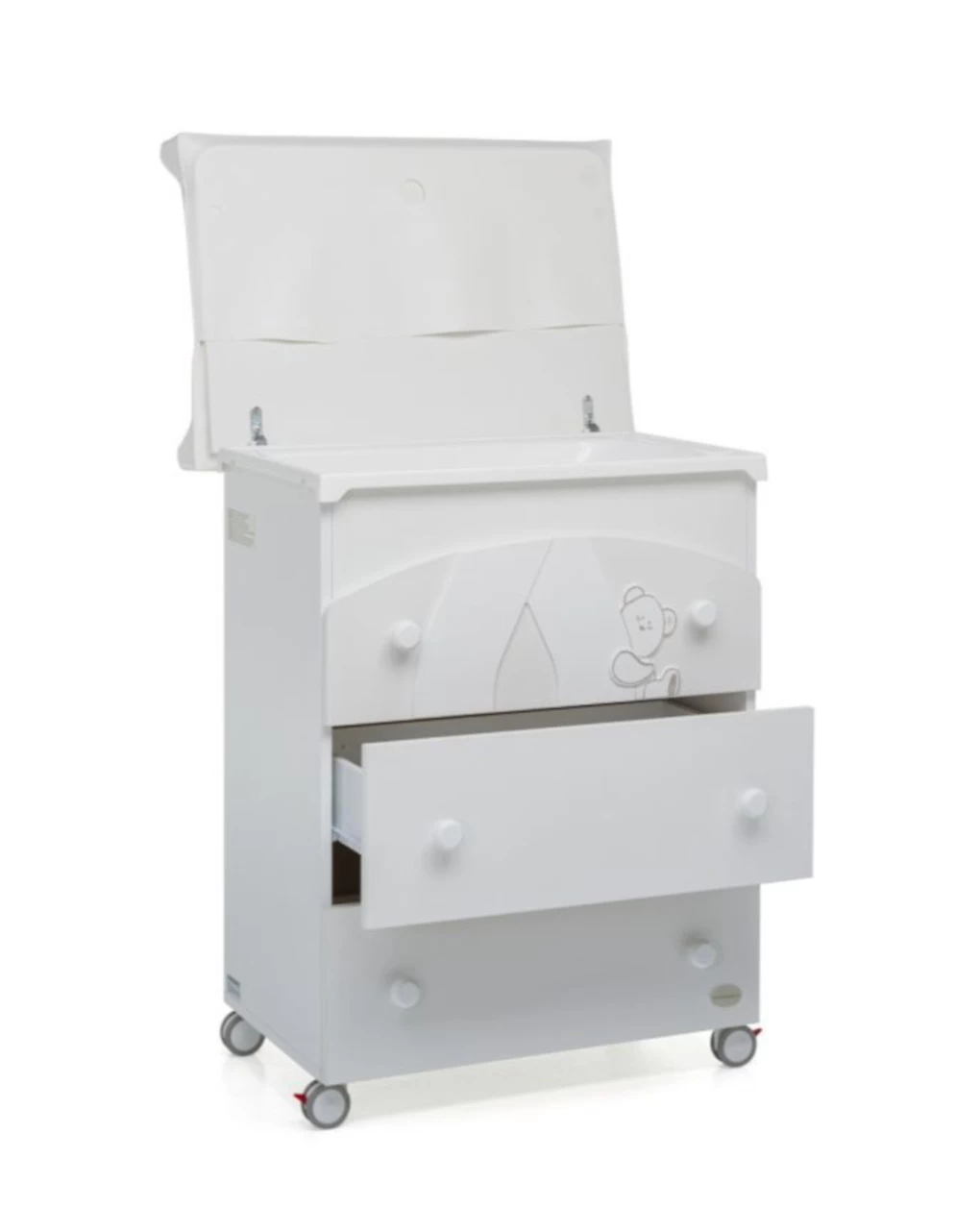 Bagnetto Cassettiera Giocoso Bianco - immagine 2