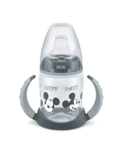 Nuk - Tazza Disney Bevimpara Mickey Grey Silicone 150ml