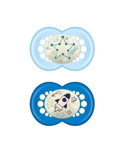 Succhietti Original Night 16+ Caucciù Conf. Doppia Luna/stelle Azzurro