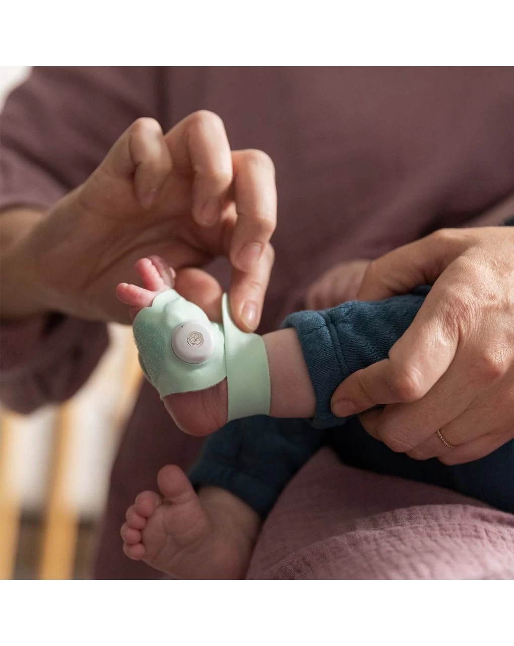 Smart Sock 3 - Baby Monitor Intelligente Blu Avio - Owlet - immagine 6