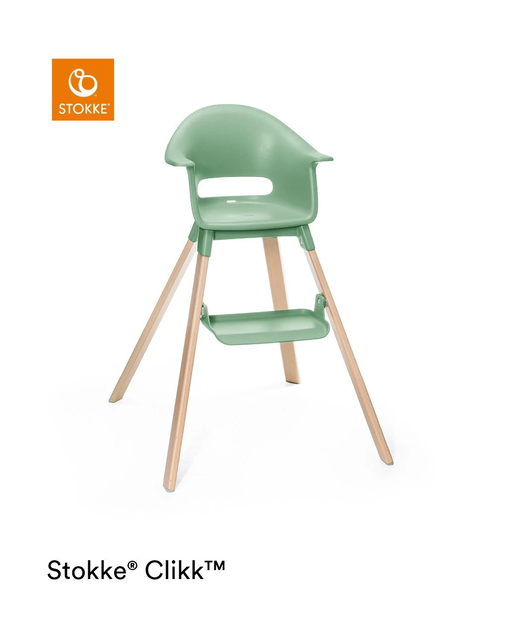 Stokke® Clikk™ High Chair - Clover Green - immagine 4