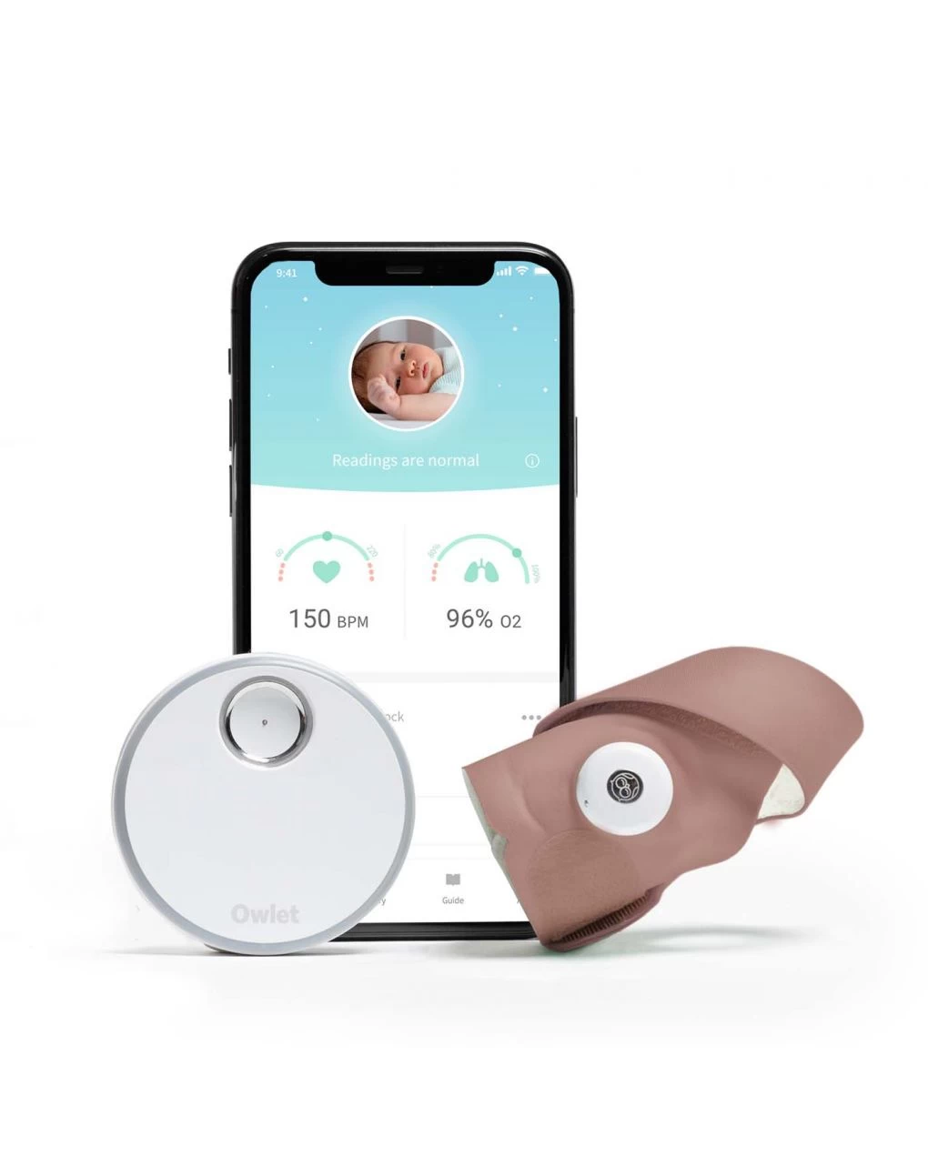 Smart Sock 3 Rosa Antico - Owlet