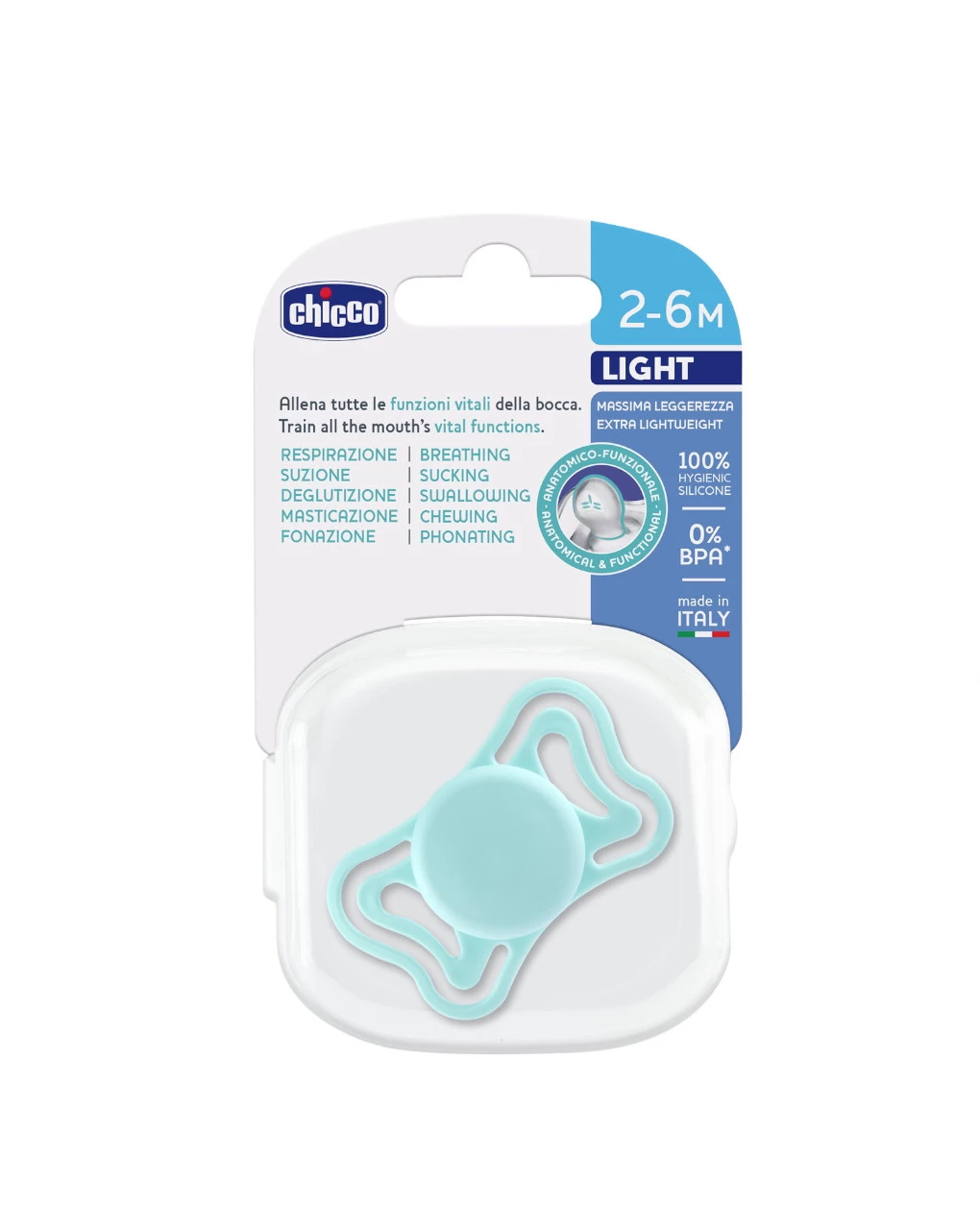 Succhietto Light Sunset Colors In Silicone 2-6m 1pz - Chicco - immagine 4