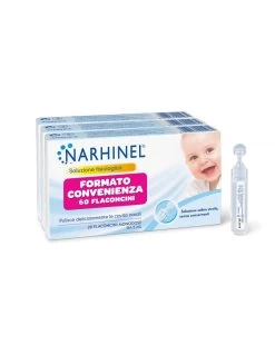 Narhinel - Tripack Soluzione Fisiologica Salina Isotonica - 60 Flaconcini Monodose X 5 Ml