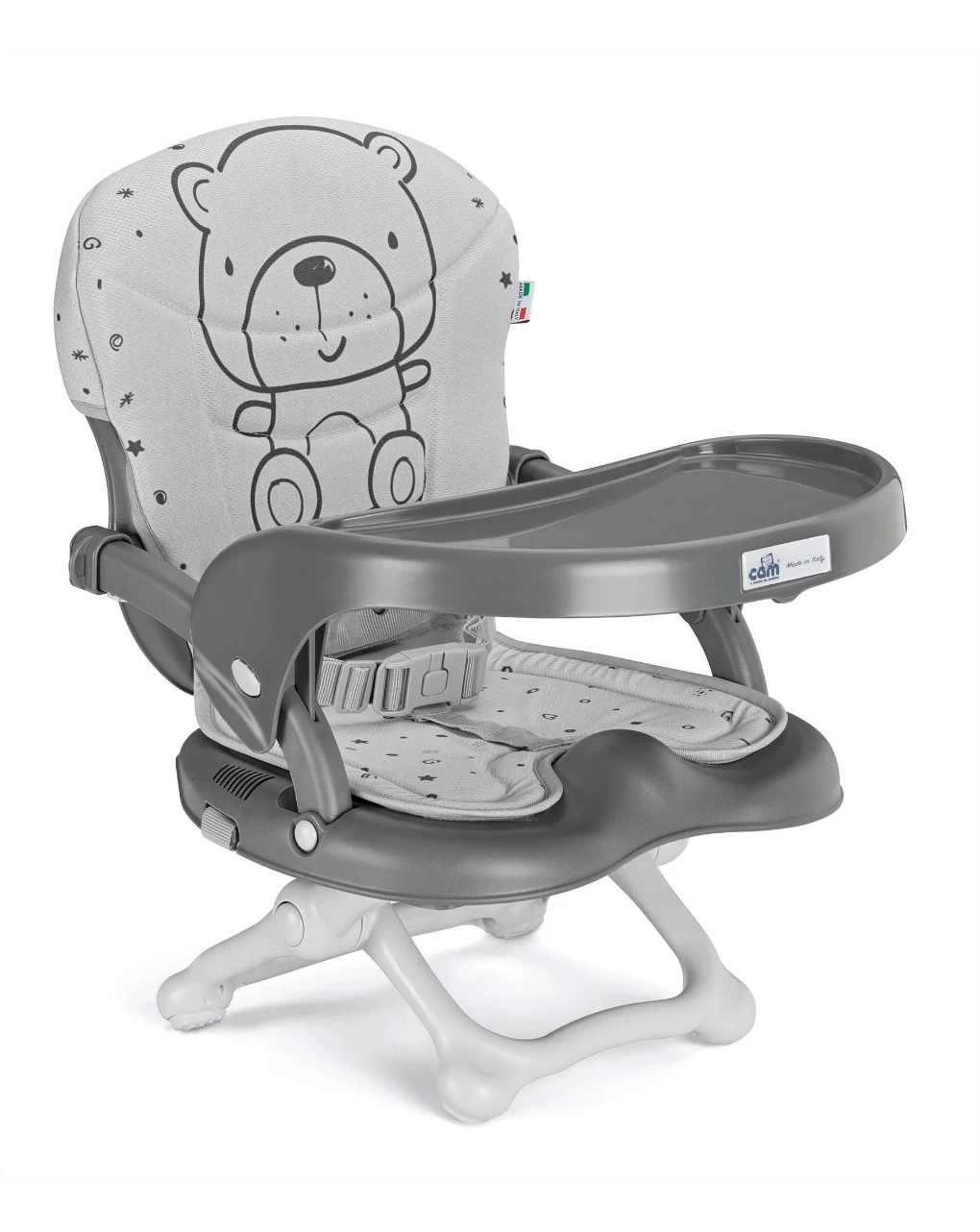 Rialzo Da Sedia Smarty Pop Con Imbottitura Teddy Grigio 2023 - Cam