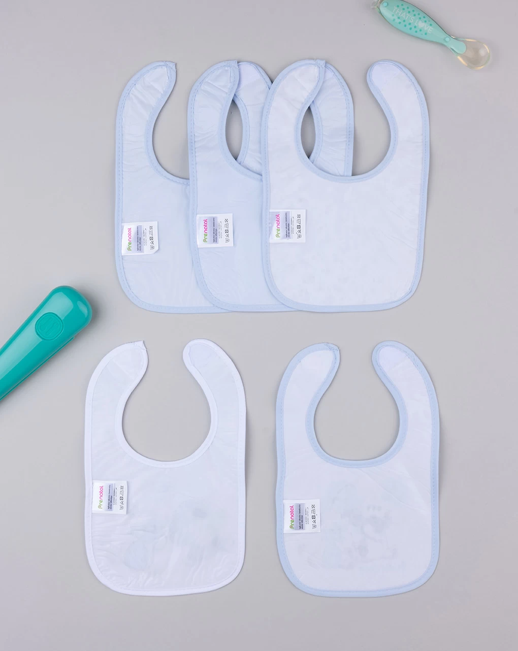 Pack 5 Bavaglini Plastificati - immagine 2