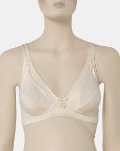 Reggiseno Allattamento Cotone Lycra Cipria Coppa C