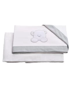 Set Letto Teddy 3 Pezzi Lenzuolo-lenzuolo Con Angoli-federa