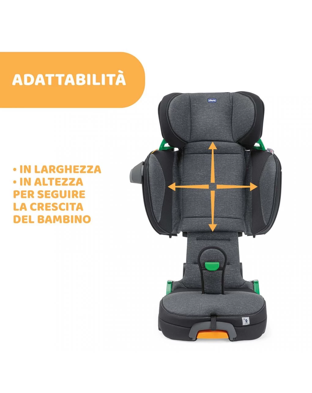 Seggiolino Auto Fold&go I-size Ombra 100-150cm - Chicco - immagine 4